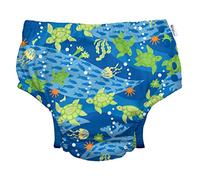 green sprouts - Swim Nappy - Royal Blue Turtle Journey - 12mo (6-12 months)