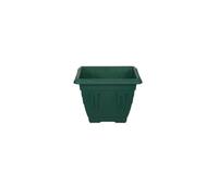 Green Square Venetian Pot Decorative Plastic Garden Planter 22cm