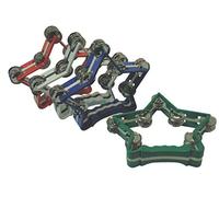 Green Star Shaped Tambourine Double Jingles Hand Grip School Percussion EYFS HC