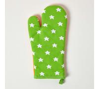 (Green Stars) Cotton Stars Oven Glove