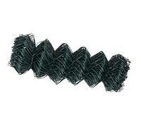 Green Steel Chain Link Fence Roll, 10 x 0.4 m, Durable Weatherproof UV-Resistant Metal Wire Mesh for Garden, Yard, Pet Enclosures