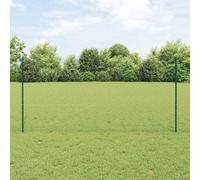 Green Steel Fence & Post Set, 1.2 x 50 m, Durable UV Resistant Outdoor Privacy Panel for Garden, Yard, Terrace, Modern Style, Easy Assembly, Weather-Resistant Protection