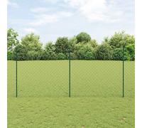 Green Steel & PVC Garden Fence 1.4m x 25m Durable Outdoor Fencing Panel Set