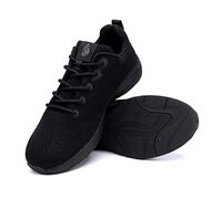 Green Steps Black Arch Support Casual Trainers Made from Sustainable Materials. Comfortable and Supportive to Help Relieve Foot Pain. UK 9.5 / EU 44
