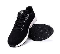 Green Steps Black & White Arch Support Casual Trainers Made from Sustainable Materials. Comfortable and Supportive to Help Relieve Foot Pain. UK 4 / EU 37