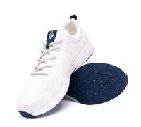 Green Steps White Arch Support Casual Trainers Made from Sustainable Materials. Comfortable and Supportive to Help Relieve Foot Pain. UK 4 / EU 37