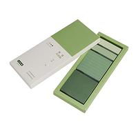 Green Sticky Notes Set, 240 Sheets Lined Pastel Sticky Note Pads, Portable Macaron Sticky Notes, 240 Sheets Self-Stick Index Tabs Flag Organizer for Planner, Bullet Journal, Calendar (Avocado Green)