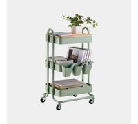Green Storage Trolley on Wheels