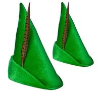Green Storybook Robin Hood Peter Pan Hat Adults Book Day Mens Ladies Fancy Dress