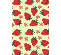 Green Strawberries Lined Diary | 365 pages for daily entries