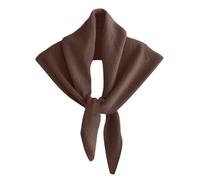 Green Stripe Knitted Triangle Scarf for Women - Y2k Aesthetic Headscarf Shawl Cozy Neck Warmer Versatile Head Wrap Cottagecore Streetwear Stylish Fall Winter Accessories Multi-Functional Warm Scarfs