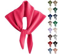 Green Stripe Knitted Triangle Scarf for Women - Y2k Aesthetic Headscarf Shawl Cozy Neck Warmer Versatile Head Wrap Cottagecore Streetwear Stylish Fall Winter Accessories Multi-Functional Warm Scarfs