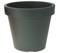 (Green) Strong Round Plastic Irrigation System Plant Pots