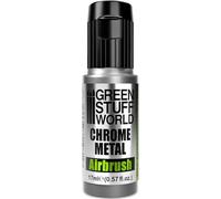 Green Stuff World 2455 Chrome Air Paint for Model Kit Airbrushing 17ml