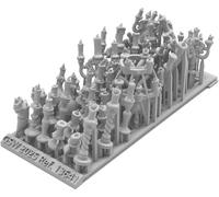 Green Stuff World 3D Printed Resin Bits - Candle Holders 1:48-1:35