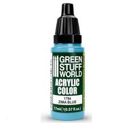 Green Stuff World Acrylic Pints | Modeling Colours 17ml Dropper (Zima Blue)