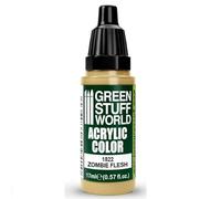 Green Stuff World Acrylic Pints | Modeling Colours 17ml Dropper (Zombie Flesh)