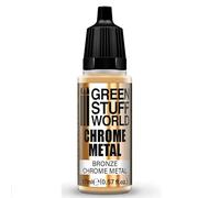 Green Stuff World Chrome Paint 17ml - Bronze