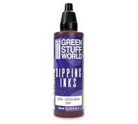 Green Stuff World Dipping Ink 60ml High Contrast Model Paint - Goth Skin