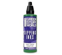 Green Stuff World Dipping Ink 60ml High Contrast Model Paint (Green Ghost)