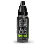 Green Stuff World for Models & Miniatures Black Chrome Paint - Airbrush 2577