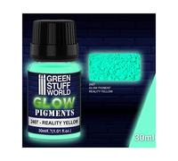 Green Stuff World Glow in the Dark Pigments 30ml - Reality Yellow-Green