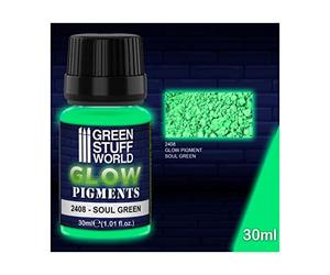 Green Stuff World Glow in the Dark Pigments 30ml - Soul Green
