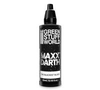 Green Stuff World Maxx Darth Black Acrylic Paint - 60ml