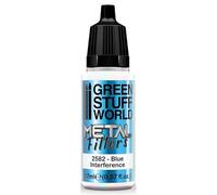 Green Stuff World Metal Filter Interference Paints Hobby Metallic Model Paints 17ml (Blue)