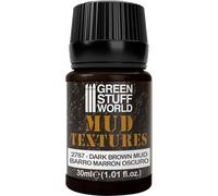Green Stuff World Mud Textures Paint 30ml - Dark Brown Mud