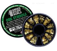 Green Stuff World Ork Runes & Symbols for Dioramas, Miniatures 2111