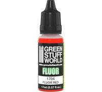 Green Stuff World Red Fluor Model Paint 17ml 1704