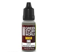 Green Stuff World Wash Ink 17ml - Ancient Sepia
