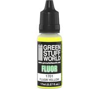 Green Stuff World Yellow Fluor Model Paint 17ml 1701