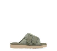 Green Suede Strap Sandal, male, UGG, Sliders, Green, 8 UK, Shoes 8 UK