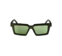 Green Sunglasses Stylish UV Protection- unisex- Off White- Sunglasses- Green- 54 MM- Accessories 54 MM