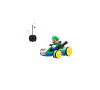 (green) Super Mario 1:16 RC Car - 2.4GHz Four-Way Remote, Lights & Music, Steering-Wheel Control, Realistic ABS Toy