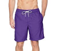 Green Swim Trunks Plus Size Swim Shorts Trunks Men's Swim Shorts 9 Inch Inseam Long Board Shorts with Compression Liner Cargo Pocket Funny Gifts for Men Spring Summer Holidays
