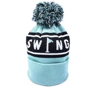 Green Swing Fleece Lined Golf Bobble Hat | Recycled Polyester | Choice of Six Colours
