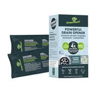 Green Swirl Powerful Drain Unblocker - Sink and Drain Cleaner - Sachets - Sustainable Cleaner Heavy Duty and Safe for Pipes