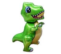 Green T-Rex 3D Dinosaur Foil Balloon, 80cm (2 pack)