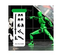 (green) T13 Action Figure Set Tool 3D Printed Multi-Jointed Movable Robot Doll Anti-stress Handmade Assembly