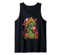 Green Tara Bubblegum Y2K Baddie Tibetan Buddhism Goddess Tank Top
