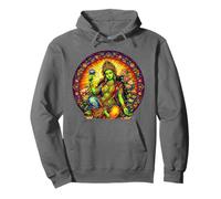 Green Tara Tibetan Buddhism Goddess Ancient Stained Glass Pullover Hoodie