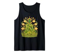 Green Tara Tibetan Buddhism Lotus Meditation Yoga Tank Top