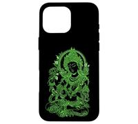 Green Tara Tibetan Buddhist Mandala Spiritual Art Case for iPhone 16 Pro Max