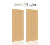 Green & Taylor 1981X762X35mm Cottage Oak Internal Door - Bundle Of 2
