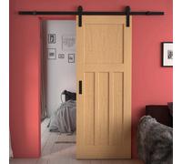 Green & Taylor Oak 1930S 3 Panel Internal Sliding Barn Door
