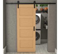 Green & Taylor Oak Shaker 4 Panel - Prefinished Internal Sliding Barn Door