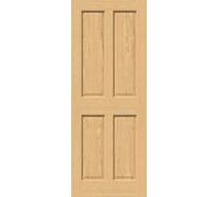 Green & Taylor Traditional Oak 4 Panel Internal Door